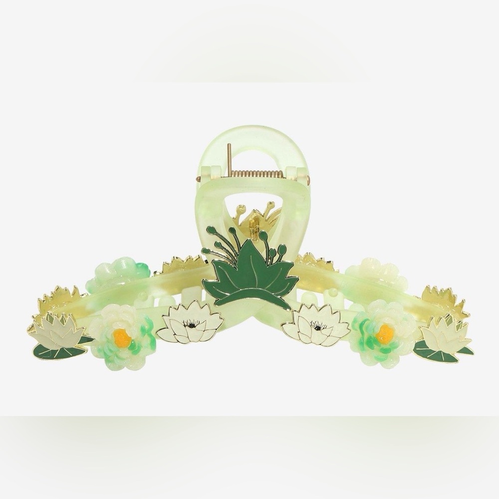NWT Bioworld Disney Princess Tiana floral hair claw clip